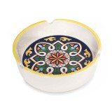 Scrumiera ceramica multicolora Majolica &Oslash; 11,5 cm x 3,5 H