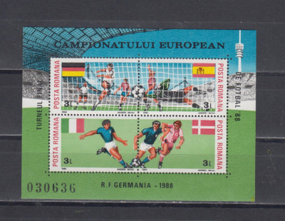 M1 TX7 19 - 1988 - Turneul final al campionatului european fotbal bloc de patru foto