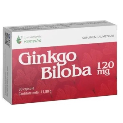 GINKGO BILOBA 120MG 30CPS foto