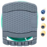Tambur de furtun montat pe perete, cu furtun, antracit, plastic