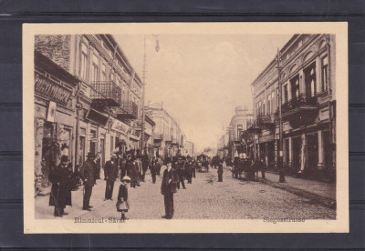 MUNTENIA BUZAU RAMNICUL SARAT STRADA MAGAZIN CIRCULATA 1917 K.U.K. FELDPOST foto