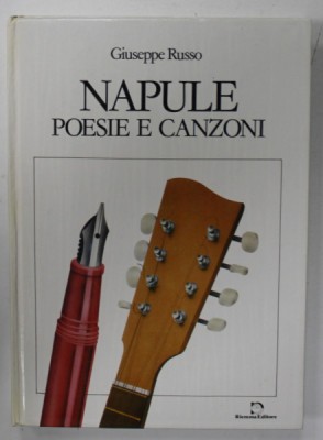 NAPULE , POESIE E CANZONI di GIUSEPPE RUSSO , TEXT IN LIMBA ITALIANA , 1987 foto