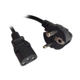 CABLU alimentare Spacer 3m, intrare Shucko, iesire C13, 10A, negru, &quot;SPPW-SCHK-C13-10A-3.0&quot; (timbru verde 0.18 lei)