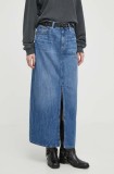 G-Star fustă din denim maxi, dreaptă