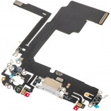 Cumpara ieftin Banda cu Conector Incarcare - Microfon Apple iPhone 15 Pro, Argintiu