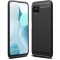 Husa TPU OEM Carbon pentru Huawei P40 lite E, Neagra