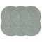 vidaXL Naproane, 6 buc., verde olive, 38 cm, iută, rotund 133841
