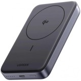 Baterie Externa UGREEN PB761, 10000mAh, 30W, PD + FQI, 1 x QI - 1 x USB-C, Gri