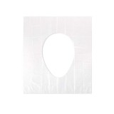 Set 50 de folii de unica folosinta pentru scaunul de toaleta TopBazar, 50 piese, transparent, 48 x 40 cm