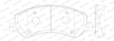 FERODO FVR1928 PREMIER ECO FRICTION set placute frana,frana disc