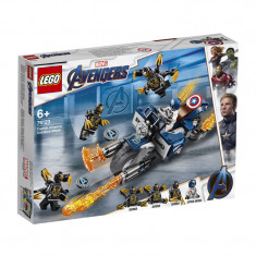 LEGO Marvel Super Heroes Avengers Captain America: Atacul Outriderilor (76123) foto