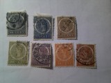 Serie Indiile Olandeze 1902 Regina Wilhelmina 7 valori stampilate