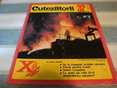 Revista Cutezatorii - nr 32 - august 1969 foto