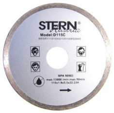 D115C-1 STERN Disc diamantat continuu profesional 115 mm taiere gresie faianta foto