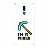 Husa compatibila cu Huawei Mate 10 Lite Silicon Gel Tpu Model Minecraft Miner