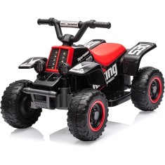 ATV electric pentru copii, Kinderauto CUBA 35W 6V cu telecomanda inclusa, neagra