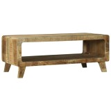 VidaXL Masă de Cafea 90x50x35 cm Lemn Solid Brut de Mango
