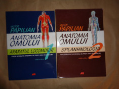 Anatomia omului 2 vol aparatul locomotor+ splanhnologia an2014- Victor Papilian foto