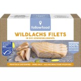 File somon salbatic Followfish in ulei bio floarea-soarelui MSC conservat sustenabil