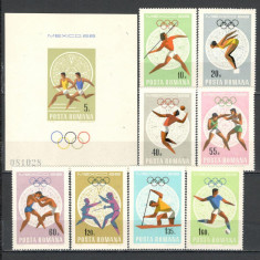 Romania.1968 Olimpiada de vara MEXIC TR.255