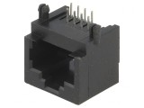Soclu RJ45 8p8c PCB THT 90&deg;