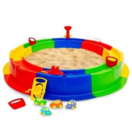 Cutie de nisip XXL Wader cu accesorii Cutie de nisip XXL Wader cu accesorii