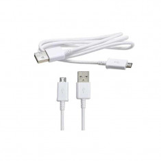 Cablu Micro USB 1 m alb foto