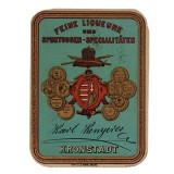 Etichetă Lichior Feine Liqueure Kronstadt, Dimensiuni 10.7x8cm, Colecție