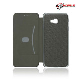 Husă Samsung Galaxy J4 PLUS &ndash; Eco leather Flip Case (Black)