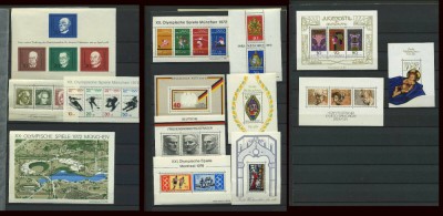 GERMANIA 1968-1978 - 14 COLITE NESTAMPILATE , CONSECUTIVE foto