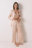 women&#039;secret pijama culoarea portocaliu, satin, 2542458