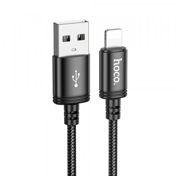 Cablu Date si Incarcare USB-A - Lightning HOCO X89, 18W, 2m, Negru