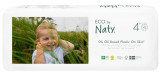 Set 84 Scutece ecologice pentru bebelusi ECO by Naty, Marimea 4+ - NOU