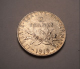 Franta 2 franci 1919 UNC, Europa