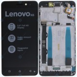 Capac frontal modul de afișare Lenovo K6 + LCD + digitizer negru