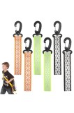 Etichete reflectorizante de haine 6 bucăți pandaloane reflectorizante pentru rucsaci saci de școală alergat multicolor
