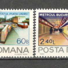Romania.1982 Metroul Bucuresti ZR.686