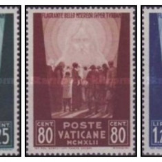 Vatican 1942 - Ajutor pentru victimele războiului, serie neuzata