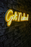 Decoratiune luminoasa LED, Get Naked, Benzi flexibile de neon, DC 12 V, Galben, Neon Graph