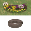 VidaXL Borduri de grădină, 3 buc, maro, 10 m 10 cm, polietilenă