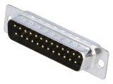 D-Sub 25-Pin Mufă Tată Aurită pentru Lipire