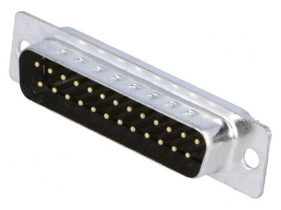 D-Sub 25-Pin Mufă Tată Aurită pentru Lipire foto