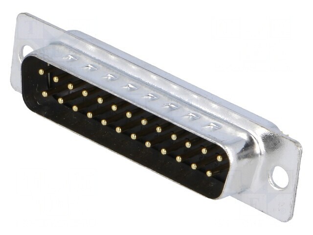 D-Sub 25-Pin Mufă Tată Aurită pentru Lipire