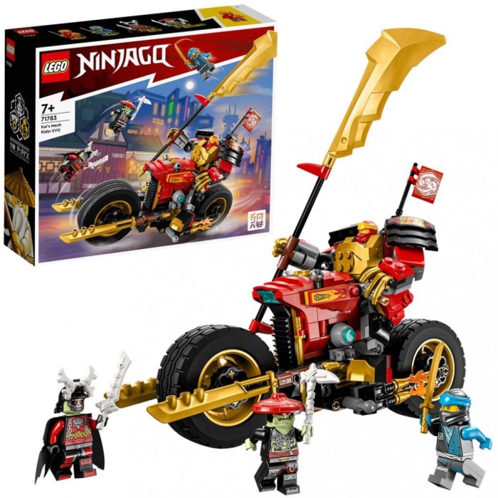 LEGO NINJAGO MOTOCICLETA ROBOT EVO A LUI KAI 71783