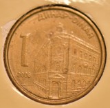 Monede 1, 2, dinari Serbia 2006, Europa