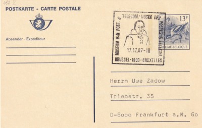 FILATELIE TEMATICA - PLIC BELGIA TEMATICA PASARI foto