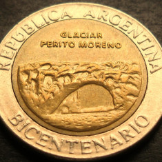 Moneda comemorativa bimetal 1 PESO - ARGENTINA, anul 2010 * cod 3145