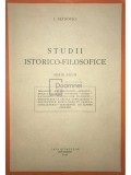 I. Petrovici - Studii istorico-filosofice (Editia: 1943)