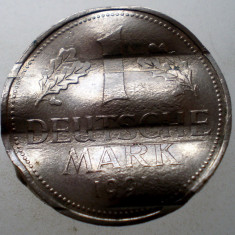 1.189 GERMANIA RFG 1 DEUTSCHE MARK 1991 G DEMONETIZATA