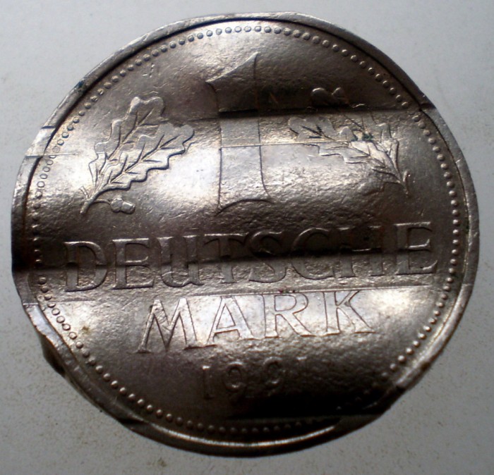 1.189 GERMANIA RFG 1 DEUTSCHE MARK 1991 G DEMONETIZATA